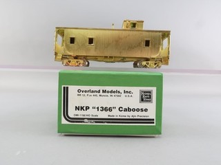 HO Brass Model OMI 1188 NKP Nickel Plate Road Caboose #1366 Unpainted 1984
