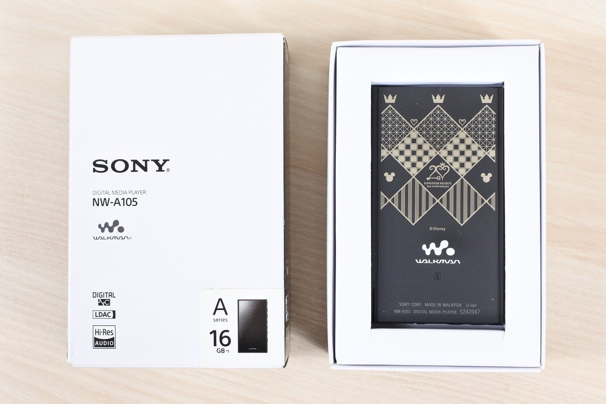 Sony Walkman NW-A105 KINGDOM HEARTS 20th Anniversary Limited 