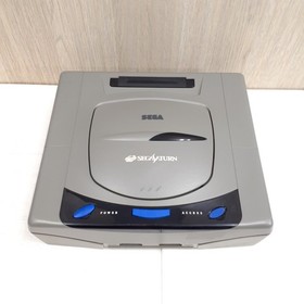 Sega Saturn Console Japanese gray with 2 Virtua Gun controllers & 5 games NTSC-J
