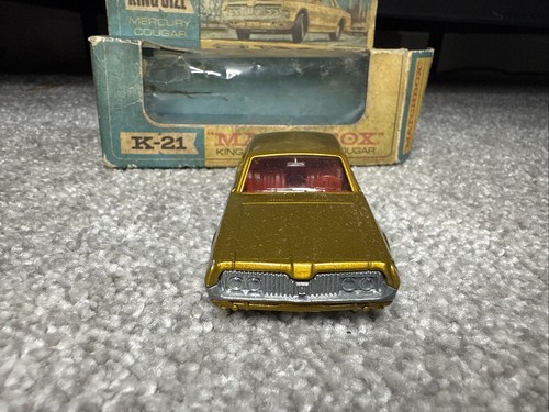 VINTAGE MATCHBOX KING SIZE LESNEY MOKO DIECAST MERCURY COUGAR K21 - Picture 2 of 12