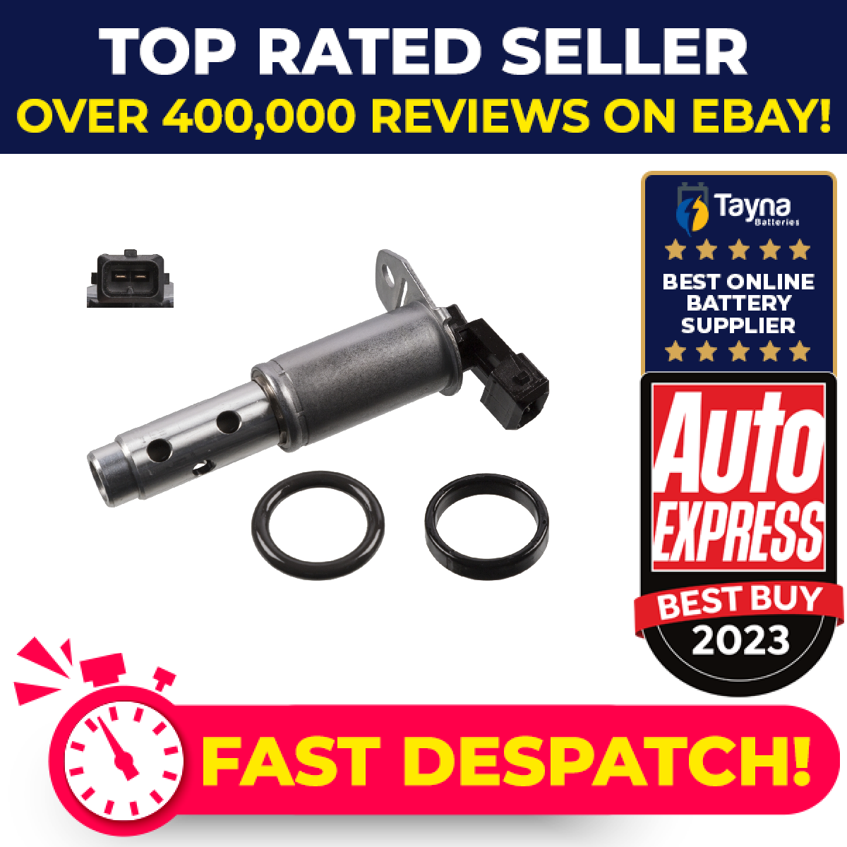 Camshaft Adjuster fits BMW 525 E60, E61 2.5 3.0 03 to 10 11367516293 11367585425