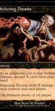 Sickening Dreams LP Light Play Torment MTG [9991]
