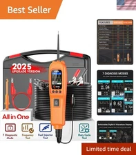 Advanced KZYEE KM50 Automotive Circuit Tester - 12V/24V Voltage & Fuel Injection