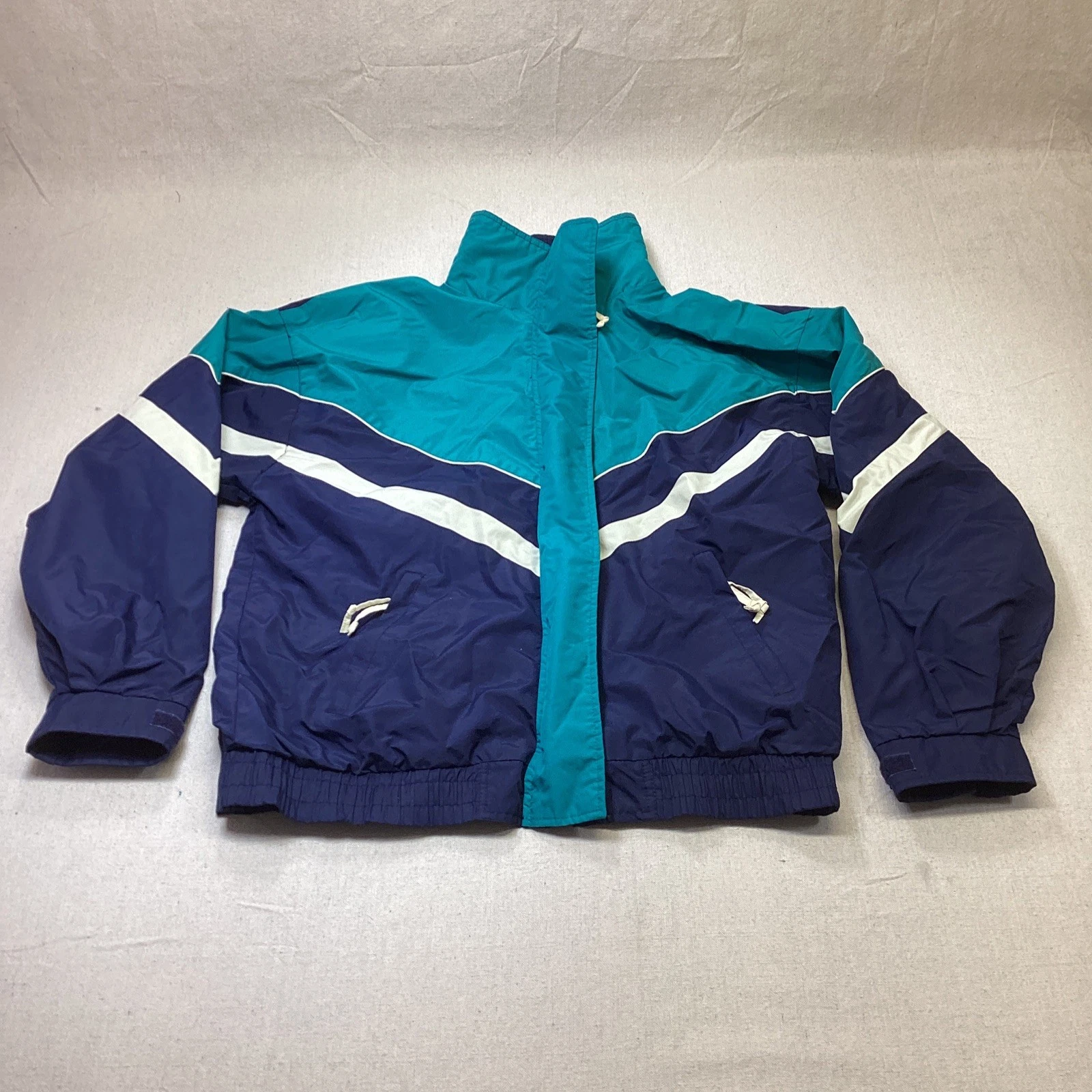 Vintage Hunt Club Jacket Men’s Size Medium Multicolored Mock Neck Unisex