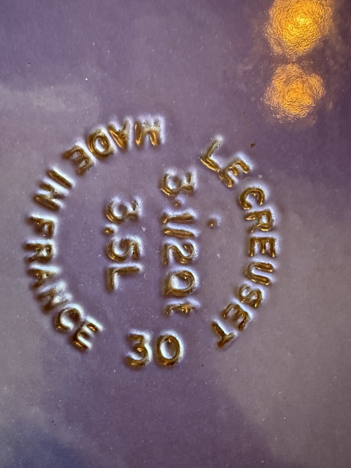 Bluebell Purple Providence 3.5qt Signature Braiser Excellent Used Condition