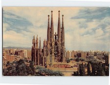 Postcard Sagrada Família Barcelona Spain