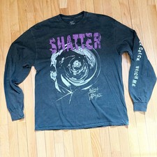 Image of Bullet For My Valentine Shatter Washed Black Long Sleeve Tee Large