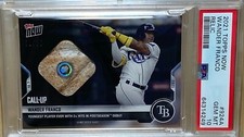 WANDER FRANCO PSA 10 GAME-USED BASE 2021 POSTSEASON DEBUT TOPPS NOW 924A ROOKIE