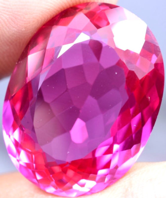 Extremely Rare & Natural 65.00 Ct SUNRISE RUBY  GGL Certified Loose Gemstone