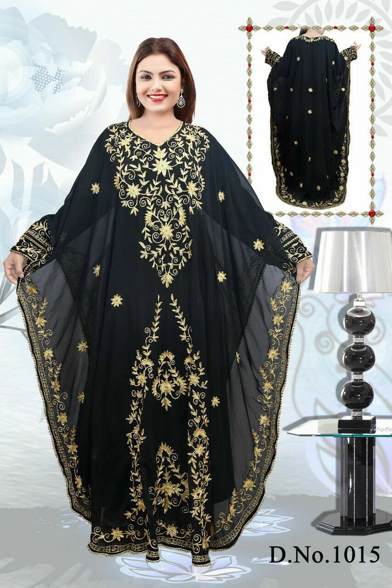 l gant Marocain Duba Caftan Mariage Robe Sol Longueur Toge