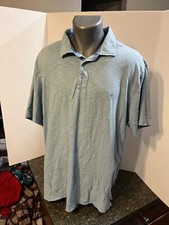 Izod Saltwater Men  s Polo Golf Shirt XL Light Blue - Cotton