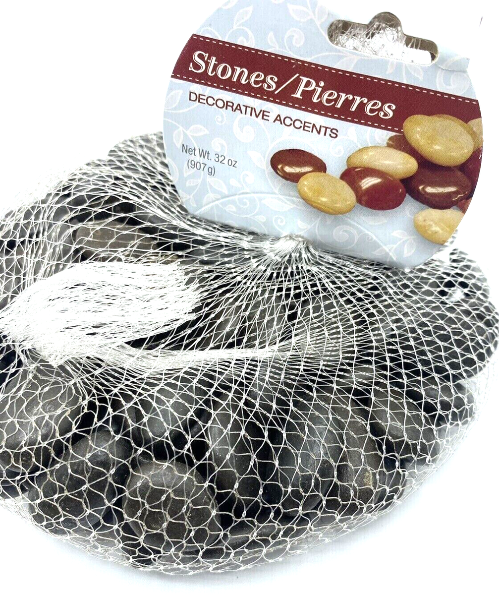 ONE BAG of STONES-PIERRES Decorative Accents 2 Pounds 32oz