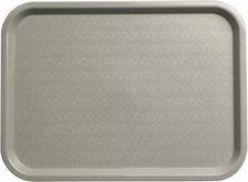 CT121623 Café Standard Cafeteria / Fast Food Tray, 12" x 16", Gray