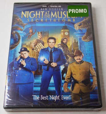 2014 NIGHT AT THE MUSEUM SECRET OF THE TOMB PROMO DVD NEW SEALED