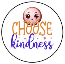 CHOOSE KINDNESS SMILEY FACE ENVELOPE SEALS LABELS STICKERS PARTY FAVORS
