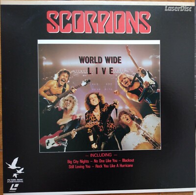SCORPIONS Laserdisc World Wide Live Concert JAPAN LD | eBay