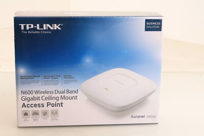 TP-Link EAP220 Auranet-N600-Dualband-Gigabit-WLAN-Accesspoint, neu