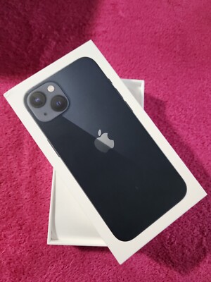 Apple iPhone 13 Midnigh EMPTY BOX ONLY with Manual & Apple Sticker