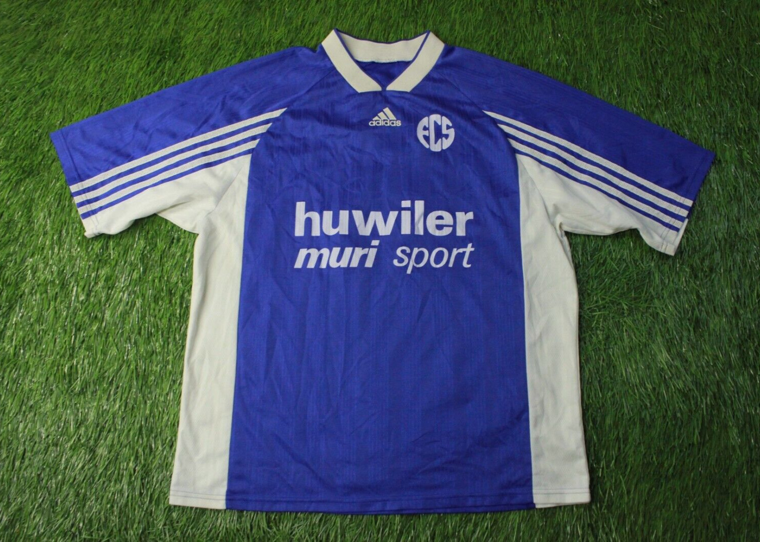 ADIDAS ORIGINAL # 6 MEN 90'S VINTAGE RARE FOOTBALL SOCCER SHIRT JERSEY SIZE XL