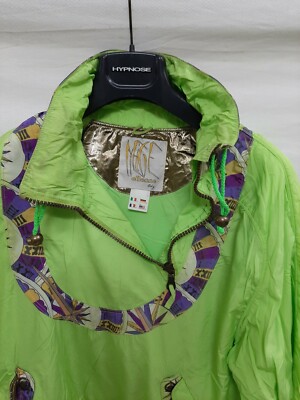 Ellesse Jacke Jacket Gelb Yellow Herren Men Vintage 80s Gr. 44 Neon Star Jake