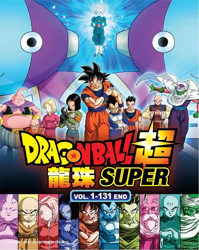 Dragonball Super Complete Series English Dubbed DVD 131 Episodes + 3 Movies