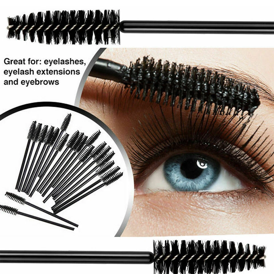 100-1000PCS Disposable Mascara Wands Eyelash Brushes Lash Extension Applicator - image 2 of 4