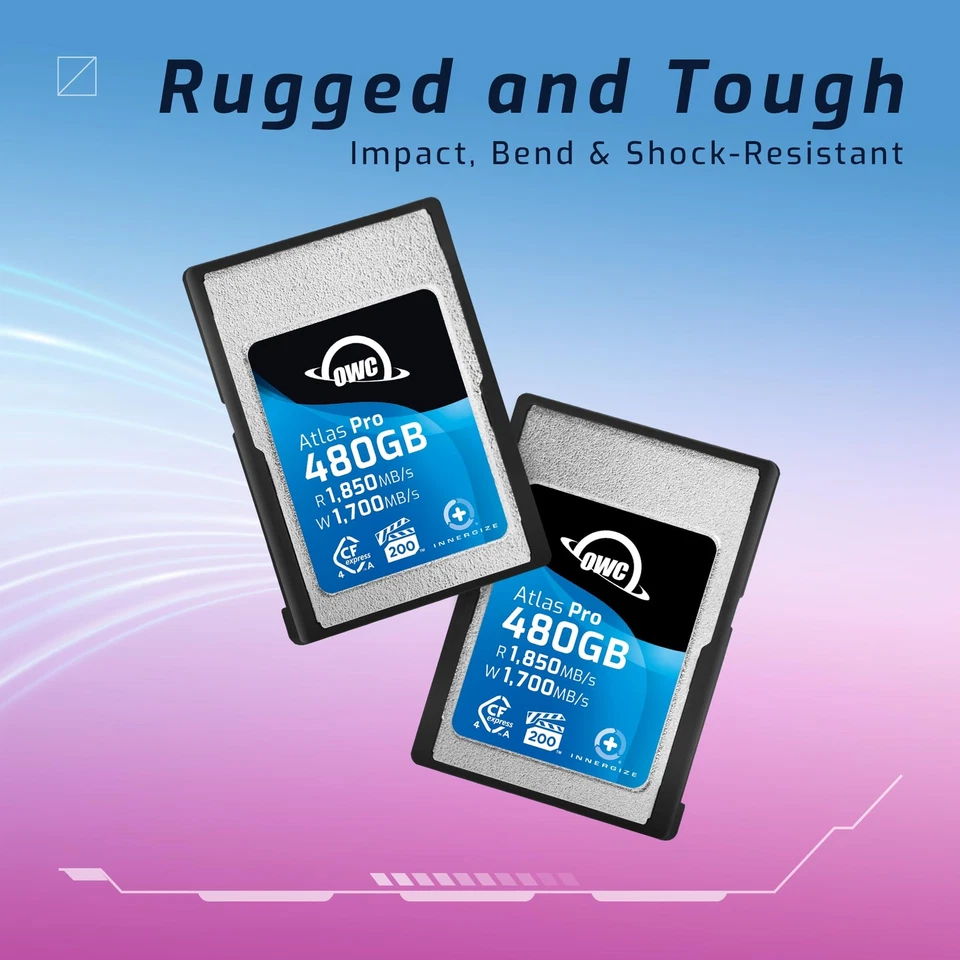 OWC 480GB Atlas Pro High Performance Cfexpress 4.0 Type A Memory Card - Image 2 of 4