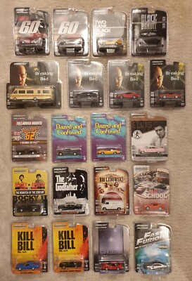 Greenlight Hollywood 1:64 Bulk Sammlung: Breaking Bad, Rocky, Elvis, Godfather