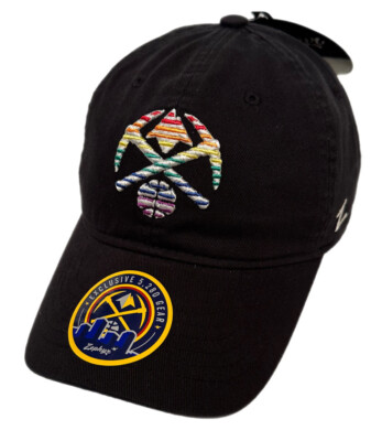Zephyr RARE NBA Denver Nuggets  City  Unstructured Washed Cotton ADJ Dad Hat NWT