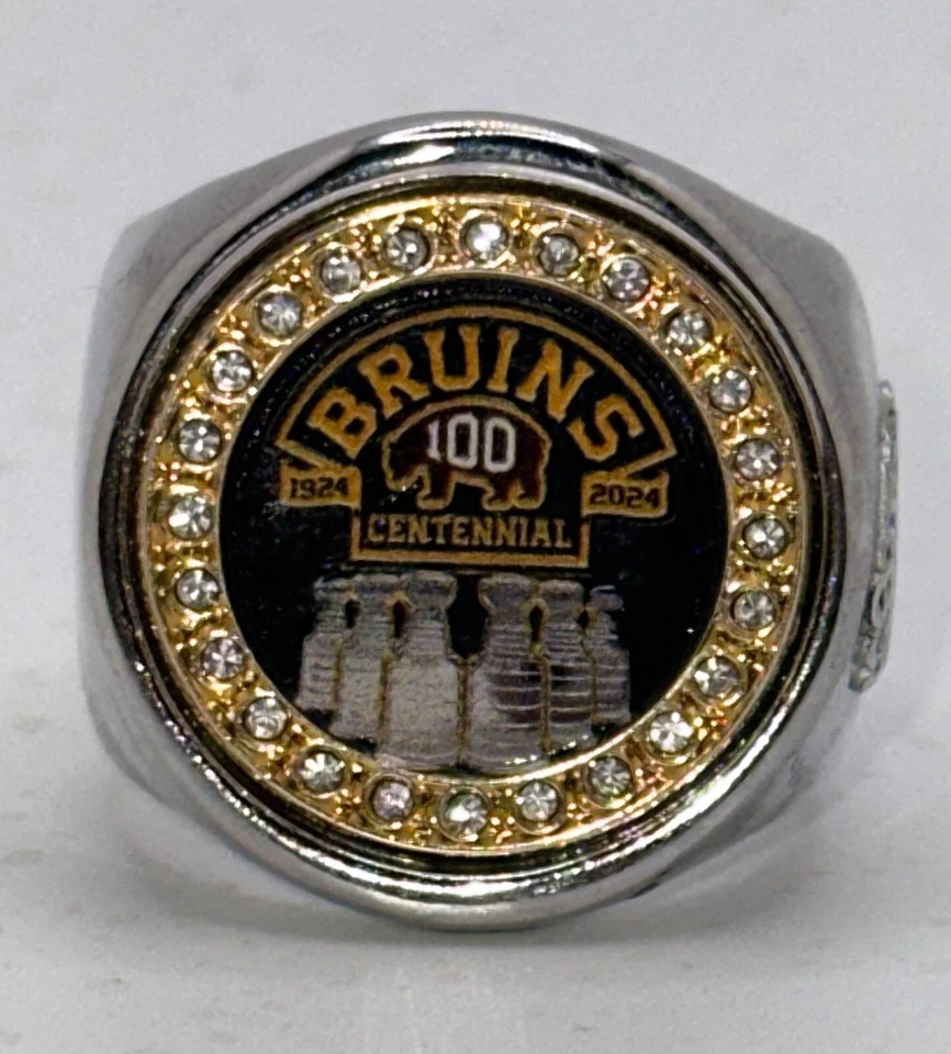 Boston Bruins Centennial deCAPitator Anillo tapa botella y abrelatas! Foto 3 de 4