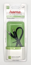 Image of Hama Audio Cable 0.75m 3.5mm Jack to 3.5mm Jack Male to Male Black