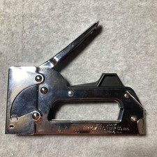 Arrow Fastener Model T-55 Stapler Gun Silver USA - Near Mint