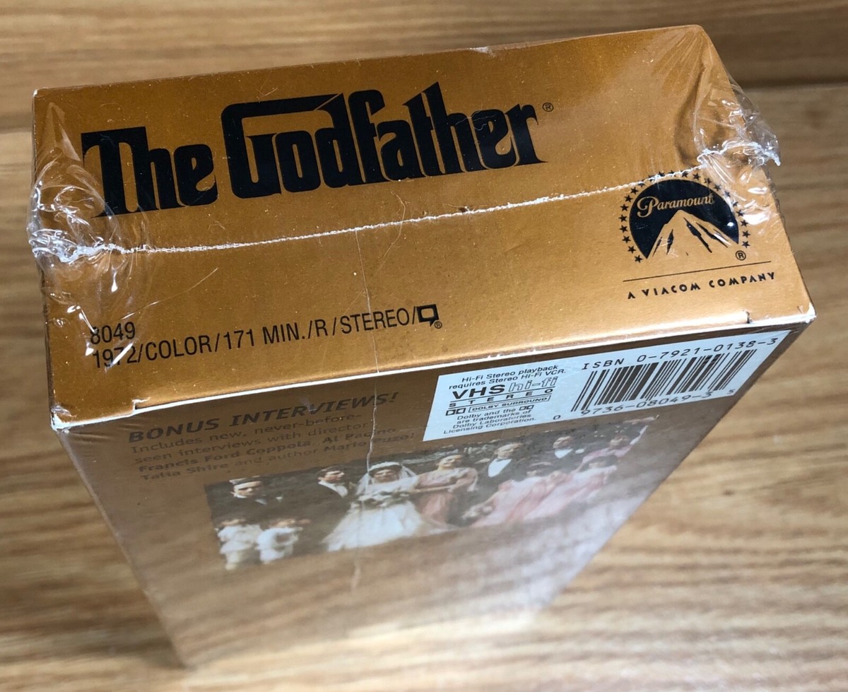 Sealed Vintage VHS movie tapes THE GODFATHER THX 80491 | eBay