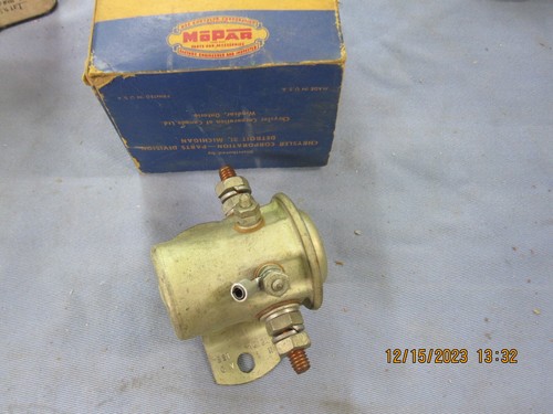 NOS 1953 1955 Starter Solenoid Switch Plymouth Dodge. w/Powerflite Mopar 1605499