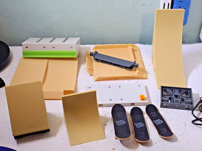 Tech Deck Fingerboard Element / Finesse Lot Ramp 4 Fingerboards Set Kit