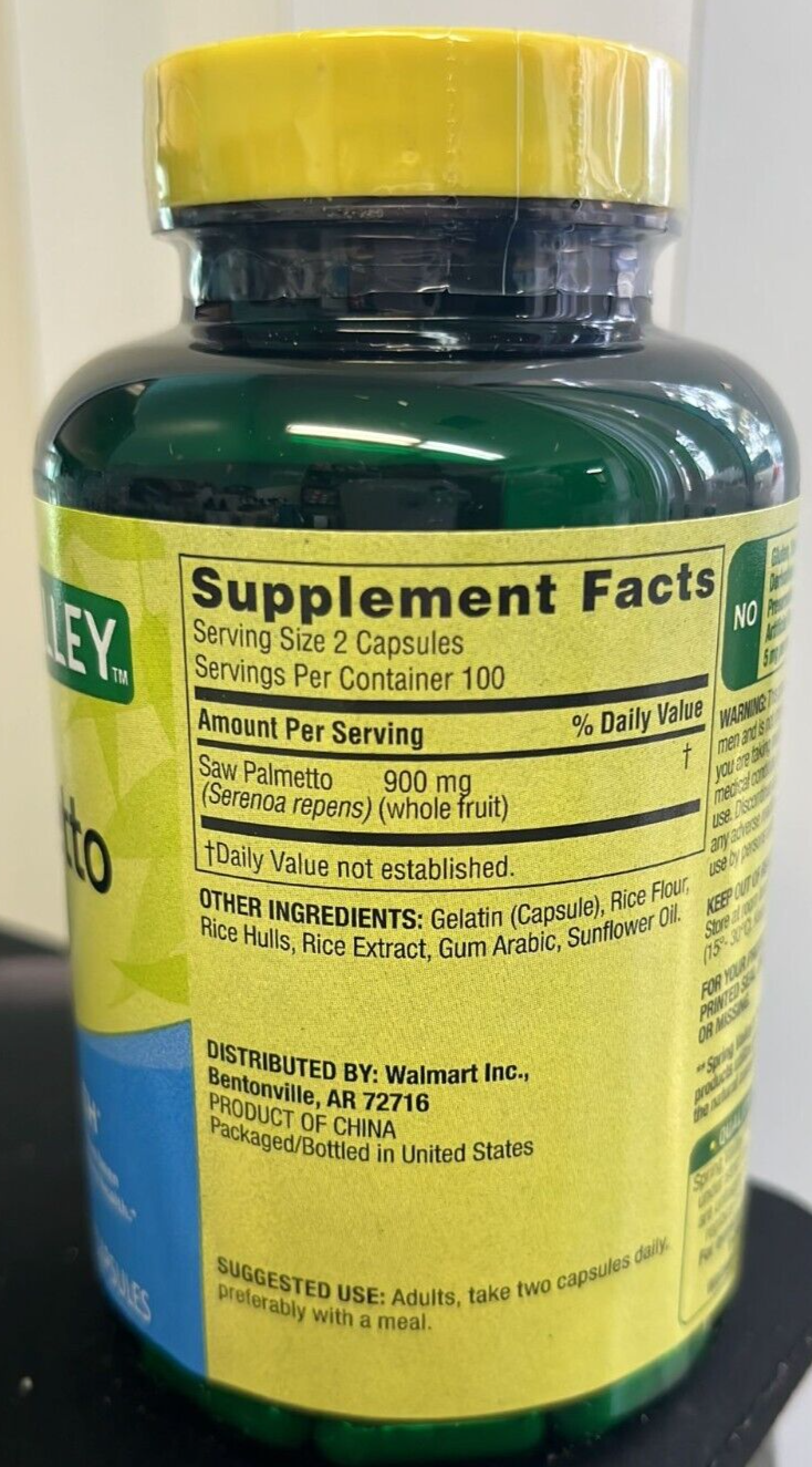 2X Saw Palmetto 450 Mg Whole Herb Prostate Supplement Urinary Health, 200 Capsul eBay