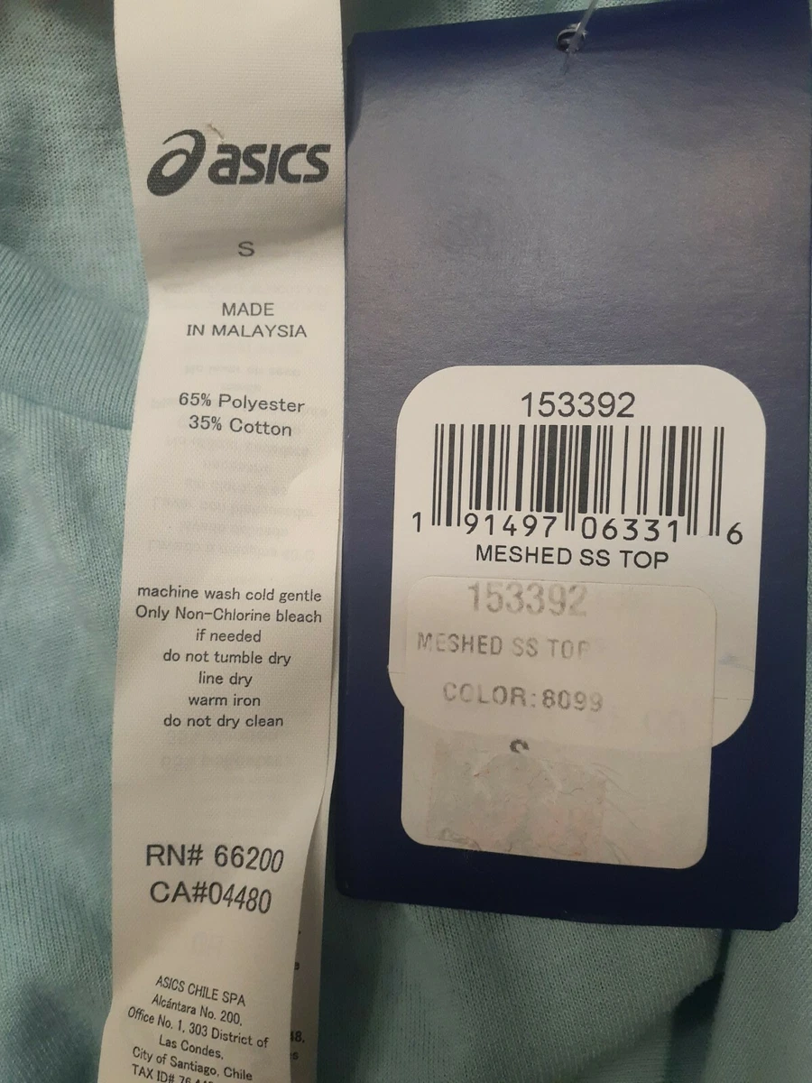 ASICS C1 Short Sleeve T shirt Seafoam Green Unisex NWT eBay