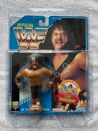 WWF WWE Hasbro MOC Wrestling Figure - Samu Series ...