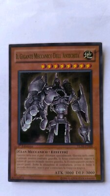 Il Gigante Mecánico Dell Antichita Atk/30000 Def/3000 YuGiOh 1996 Ita