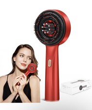 3in1 Hair Oil Applicator Scalp Massager Electric Waterproof Red