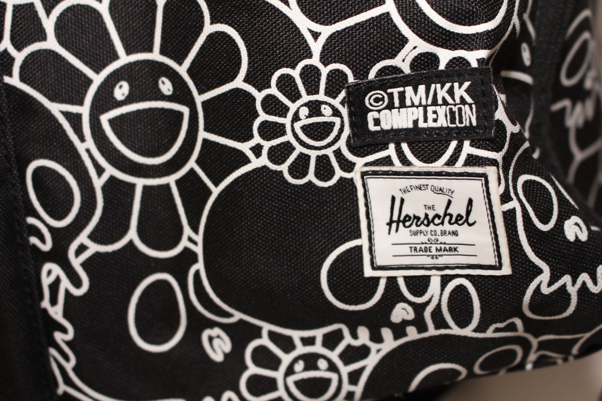 Takashi Murakami x Herschel Supply Co. Black Skulls & Flowers