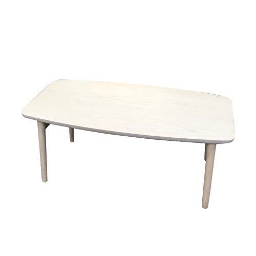 AZUMAYA Foldable Kotatsu Table Compact Creamy White Foot Heater