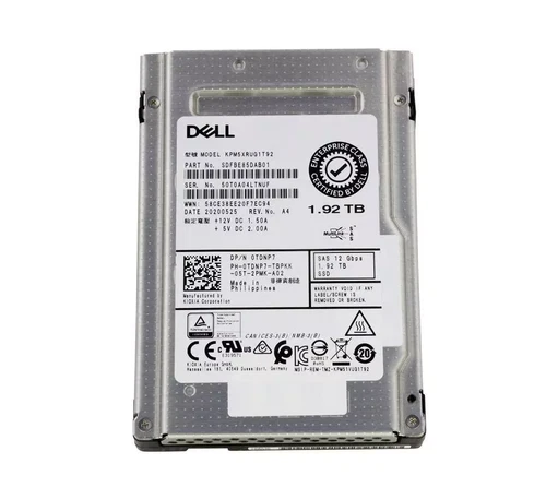 Compatible NEW 0TDNP7 TDNP7 DELL KPM5XRUG1T92 1.92TB 2.5" SAS 12G RI SSD - Picture 1 of 2
