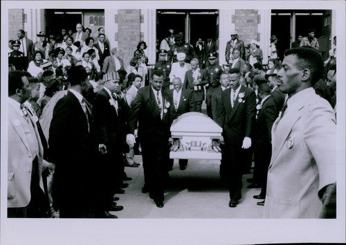 LG822 1992 Original Ellen Domke Photo NANCY JEFFERSON FUNERAL Chicago Activist - 第 1/2 張圖片