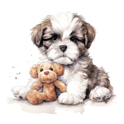 2X Shih Tzu Auto Aufkleber 9x9 cm Hunde Sticker Wetterfest & Selbstklebend