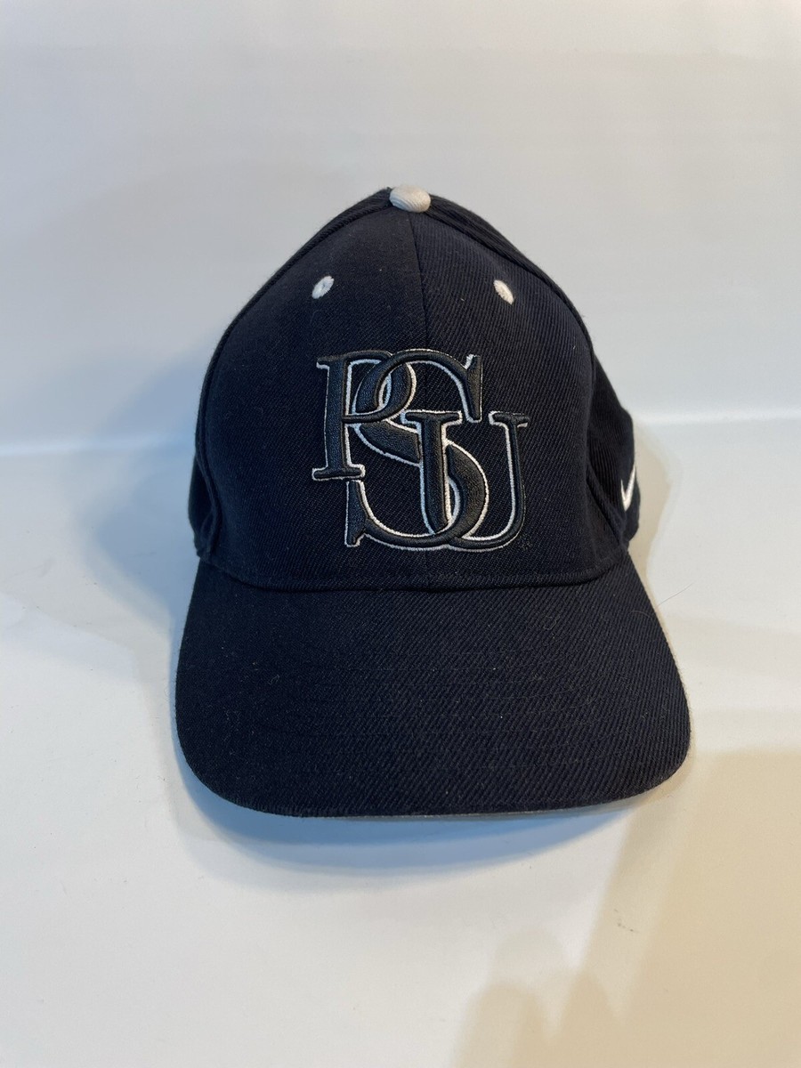 Vintage Nike Team PSU Penn State embroidered Fitted Hat Size 5/8 Navy  Blue EUC