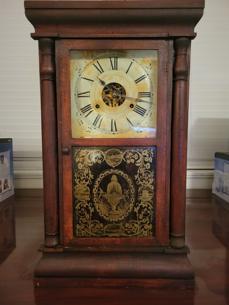 アメリカ製 ビンテージ  SETH THOMAS 八角掛時計 当時物【ジャンク】 アメリカ製 ビンテージ SETH THOMAS 八角掛時計 当時物【ジャンク】