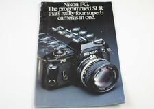 U202304 Nikon FG Advertising Brochure Pamphlet Original Instruction Manual