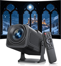Native 1080P Mini Projector with Wifi and Bluetooth, Portable Projector