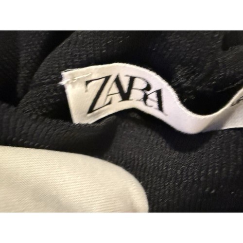 Zara Sleeveless Turtleneck Knit Top Ribbed Turtle Neck Black S Academia 86-15 - Picture 3 of 14